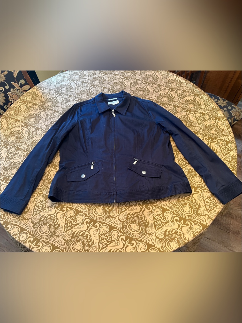 Jones New York Sport Women’s Navy Blue Zip-Up Jacket